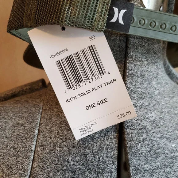 Hurley Forest Green Trucker Hat - Picture 2 of 4